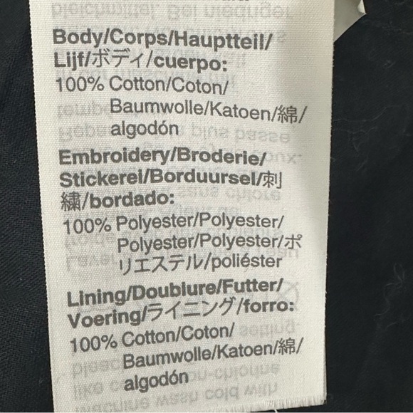 Jcrew Tie Back Top in Ditsy Eyelet Black - Picture 7 of 9